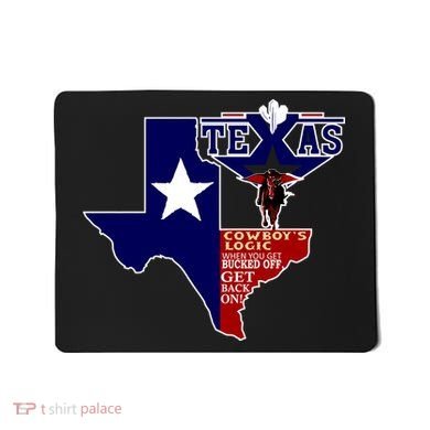 Texas Cowboy Logic Mousepad
