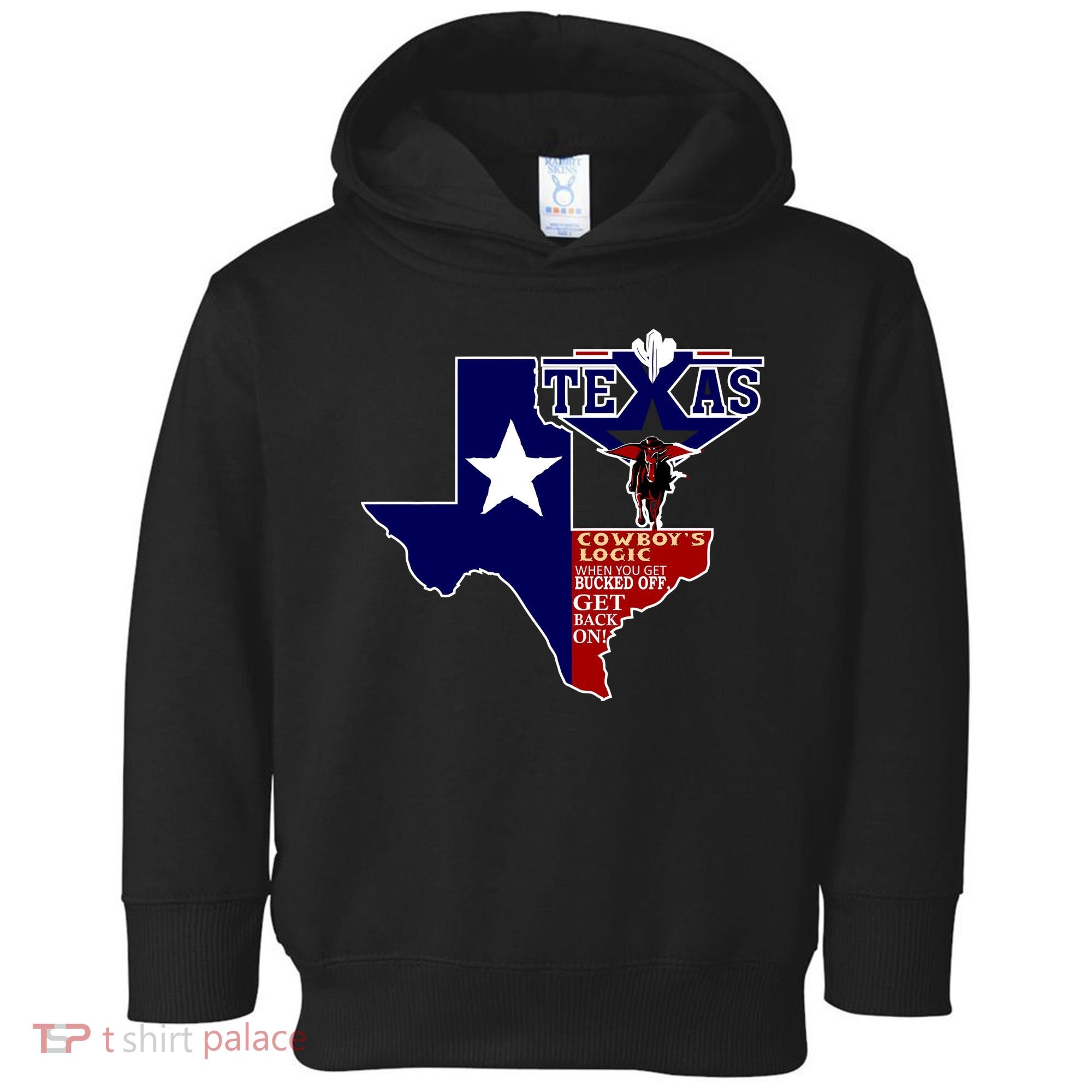 Texas Cowboy Logic Toddler Hoodie