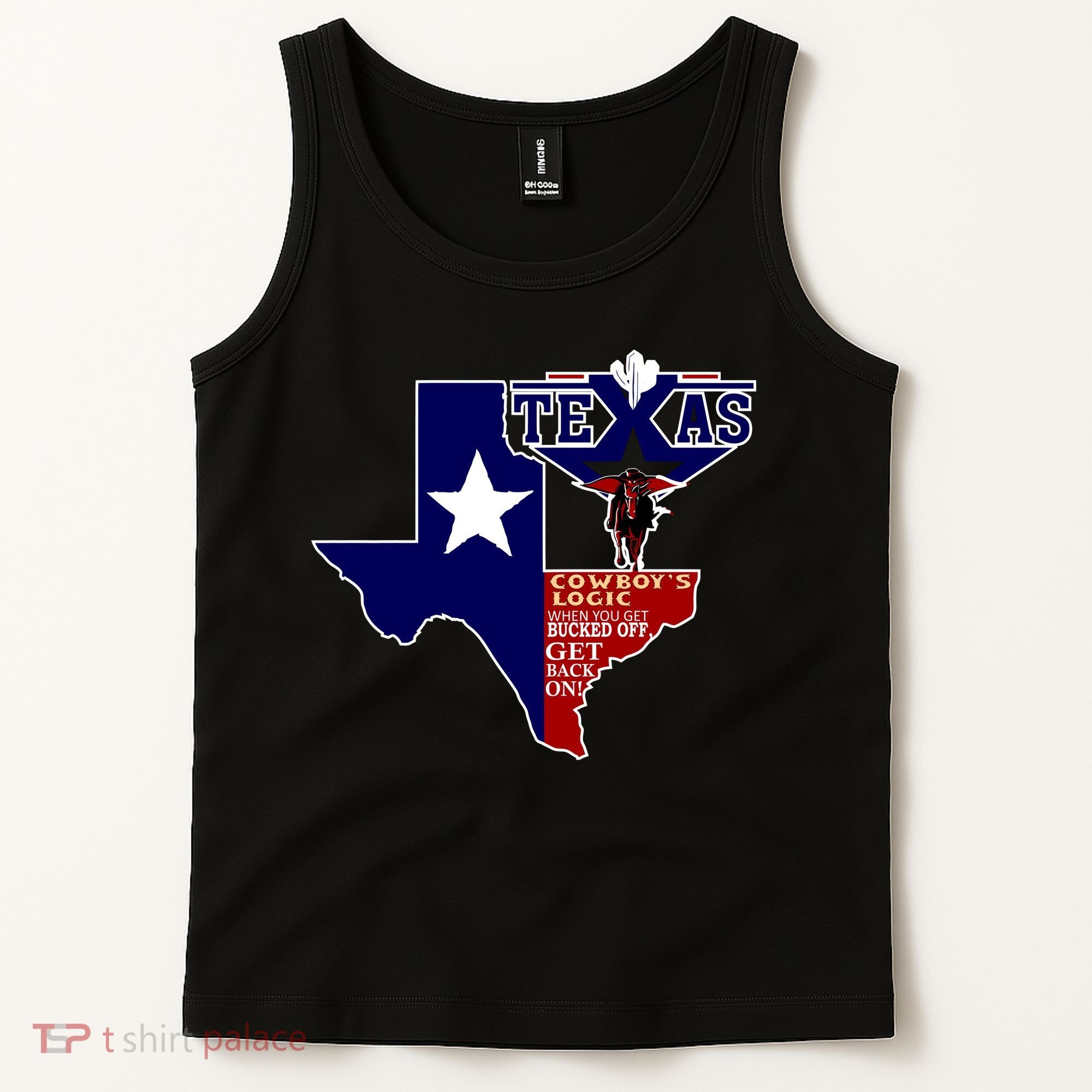 Texas Cowboy Logic Tank Top