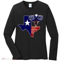 Texas Cowboy Logic Women's Long Sleeve Shirt thumb 0