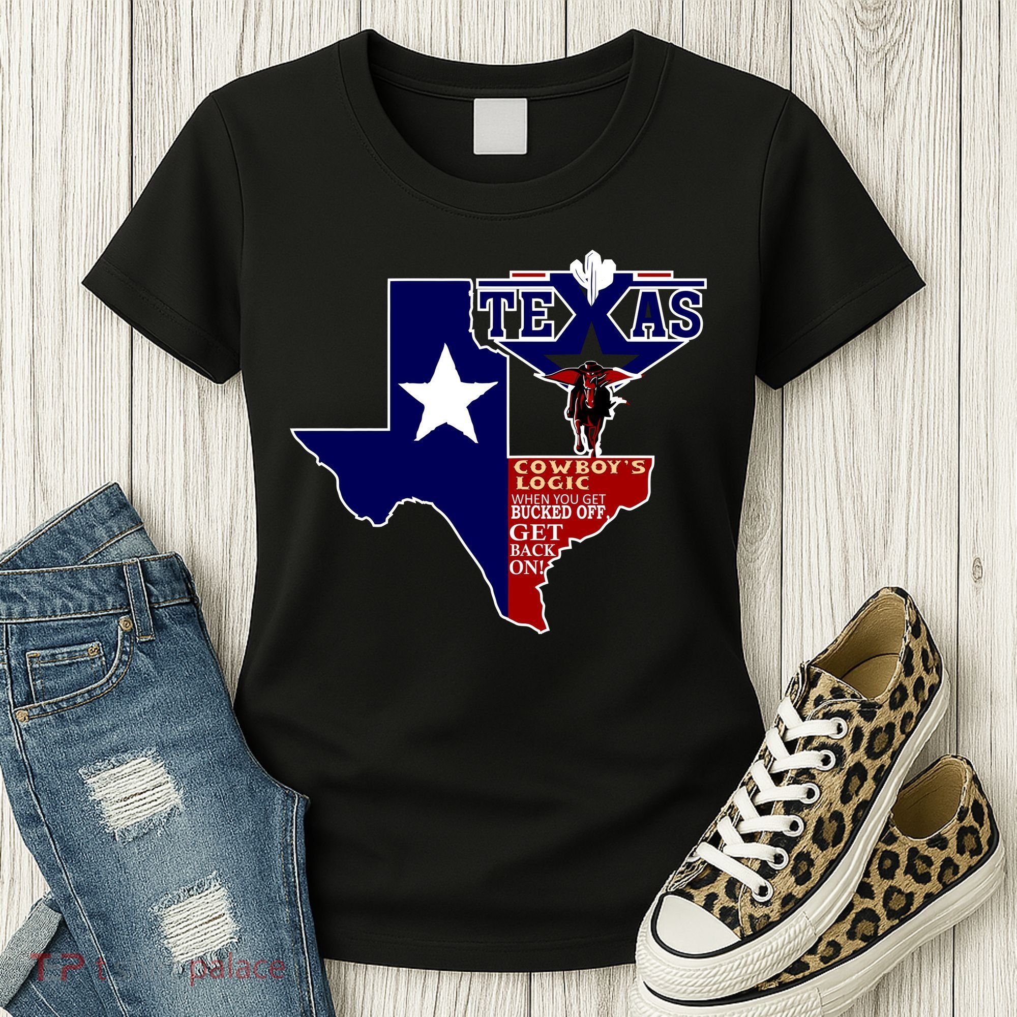 Texas Cowboy Logic Women's T-Shirt