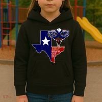 Texas Cowboy Logic Kids Hoodie thumb 3