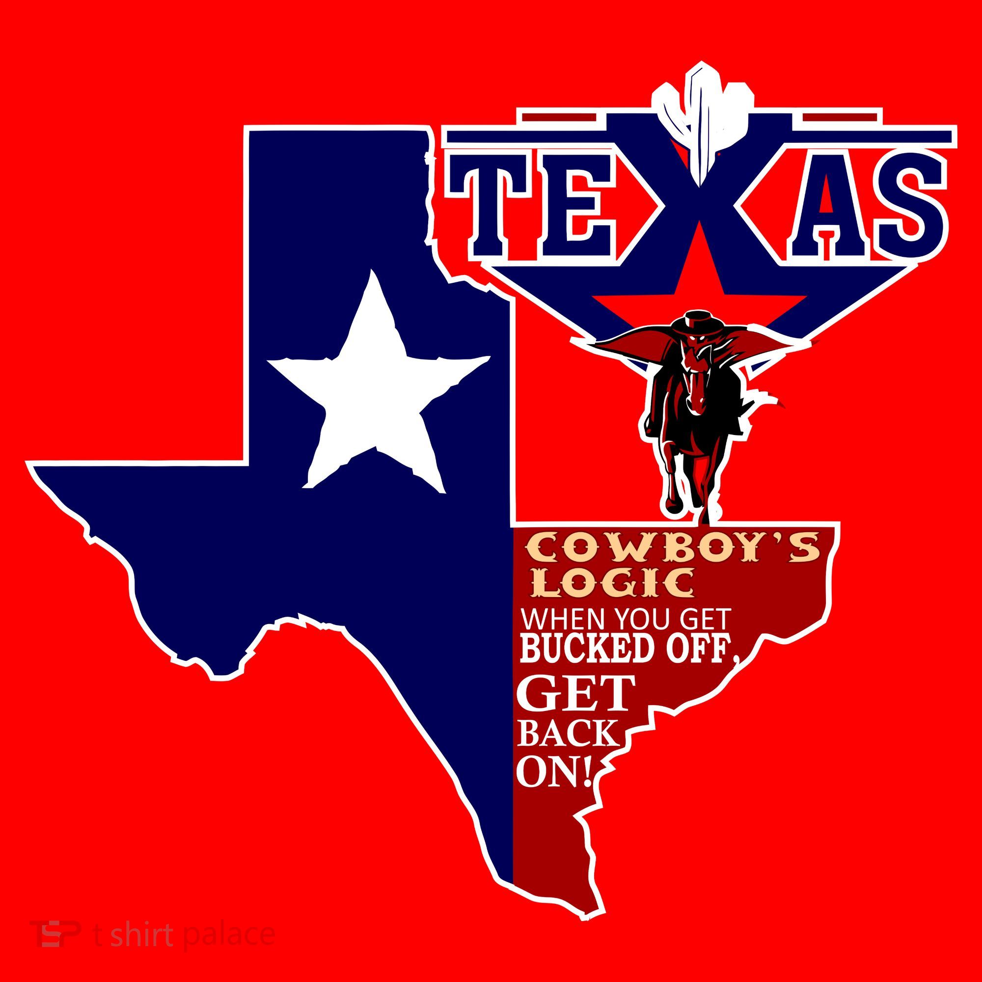Texas Cowboy Logic Santa Hat