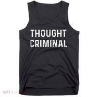 Thought Criminal Libertarian Ancap Conservative Liberty Tank Top thumb 0