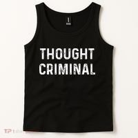 Thought Criminal Libertarian Ancap Conservative Liberty Tank Top thumb 2
