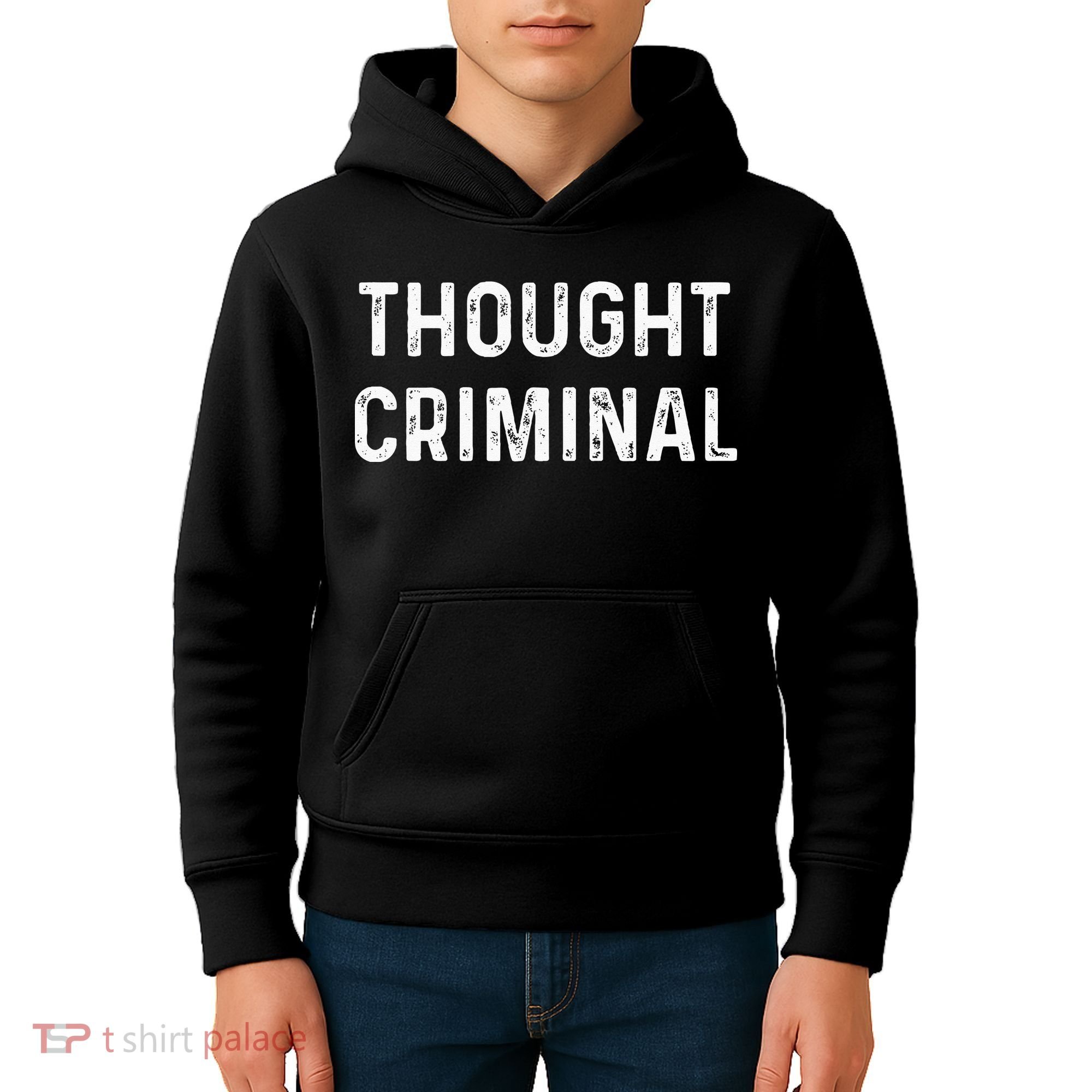 Thought Criminal Libertarian Ancap Conservative Liberty Kids Hoodie
