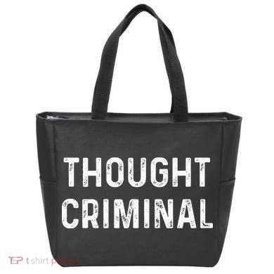 Thought Criminal Libertarian Ancap Conservative Liberty Tote Bag