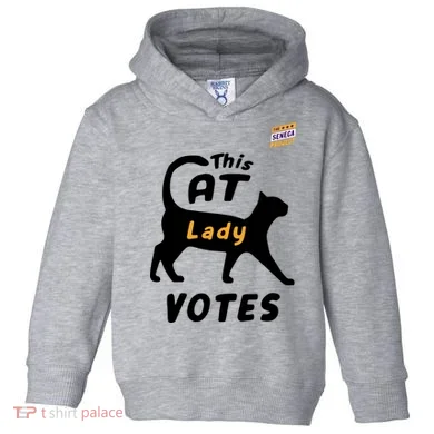 This Cat Lady Votes Toddler Hoodie