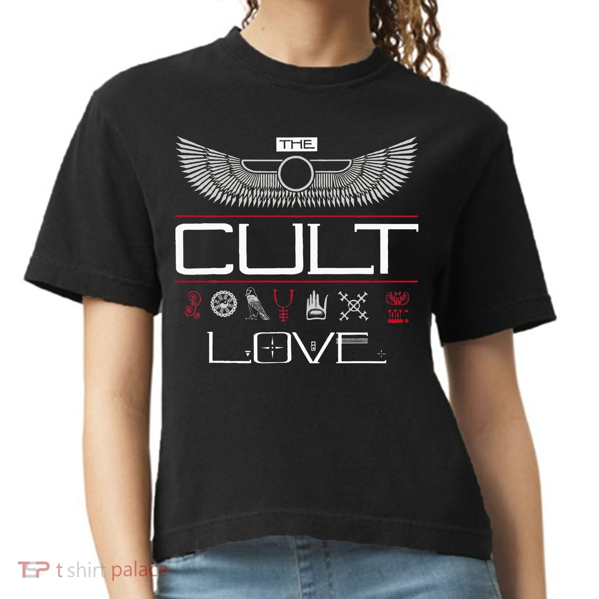The Cult Love Symbols Comfort Colors Boxy T-Shirt