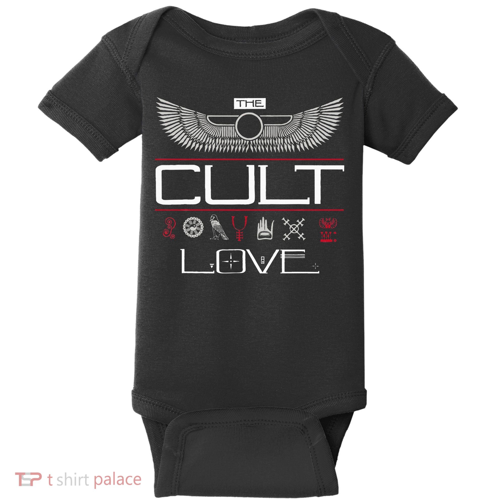 The Cult Love Symbols Baby Bodysuit