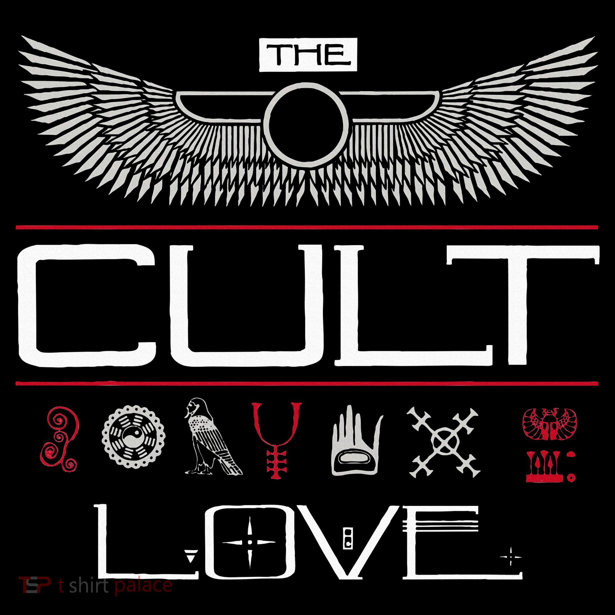 The Cult Love Symbols Baby Bodysuit