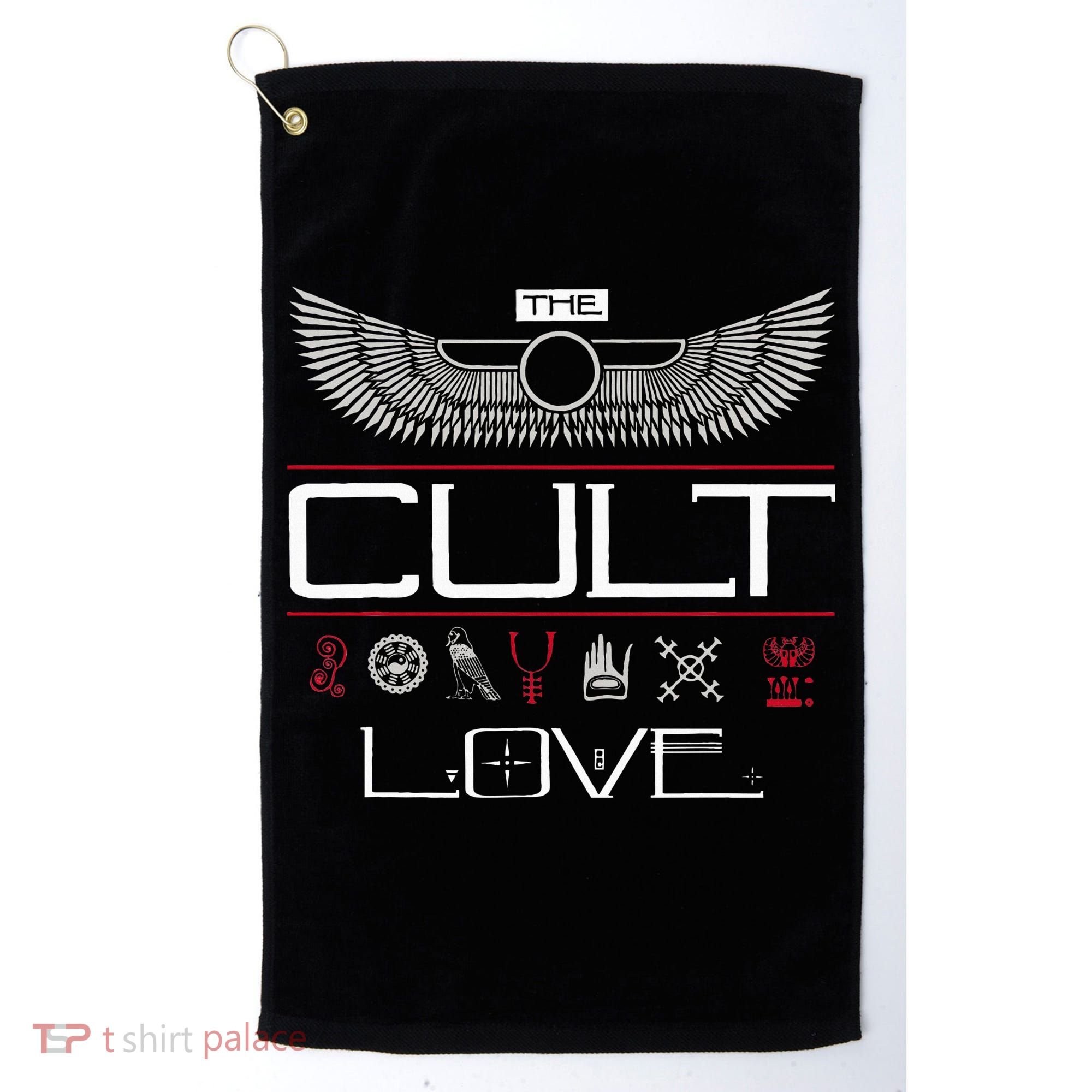 The Cult Love Symbols Golf Towel