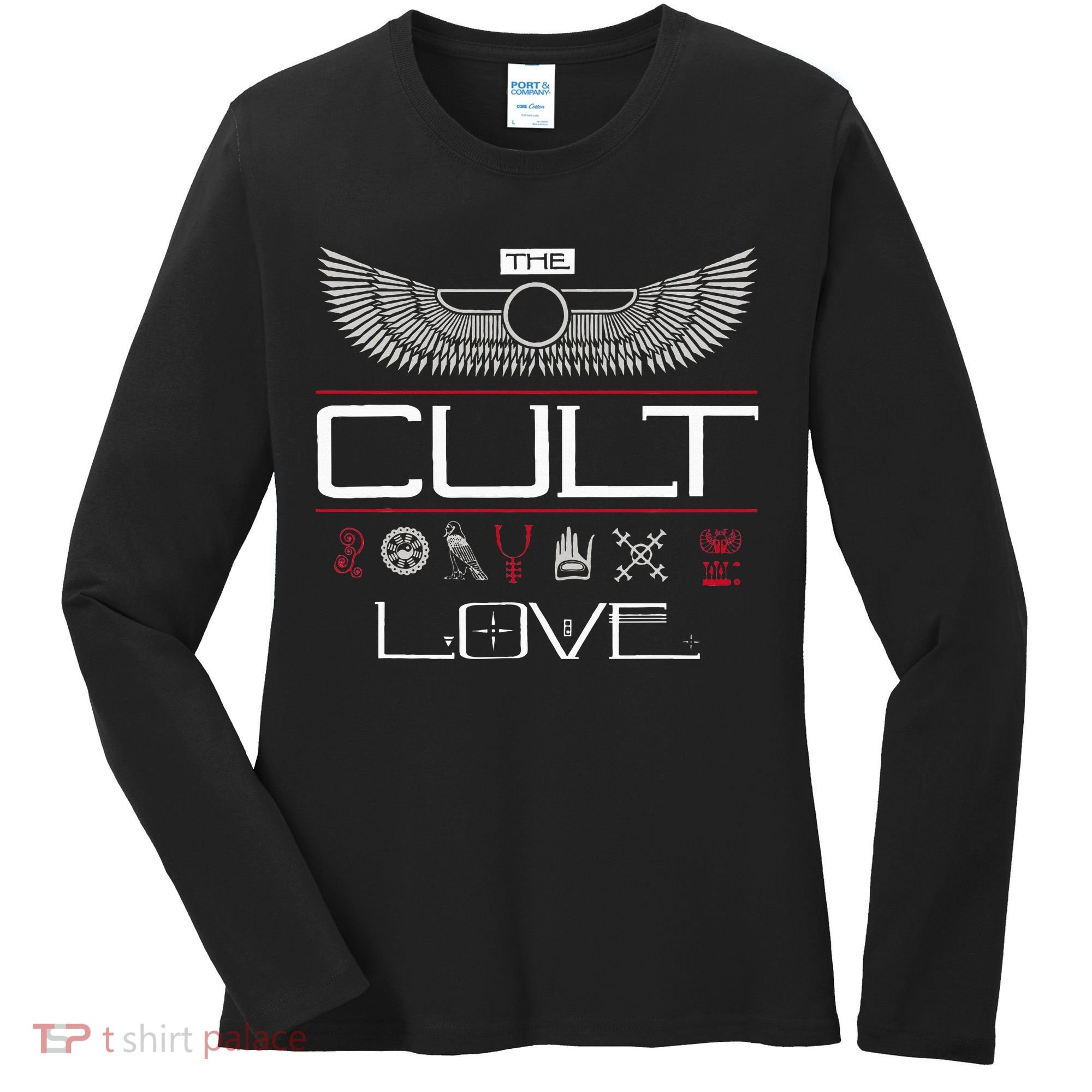 The Cult Love Symbols Women's Long Sleeve Shirt
