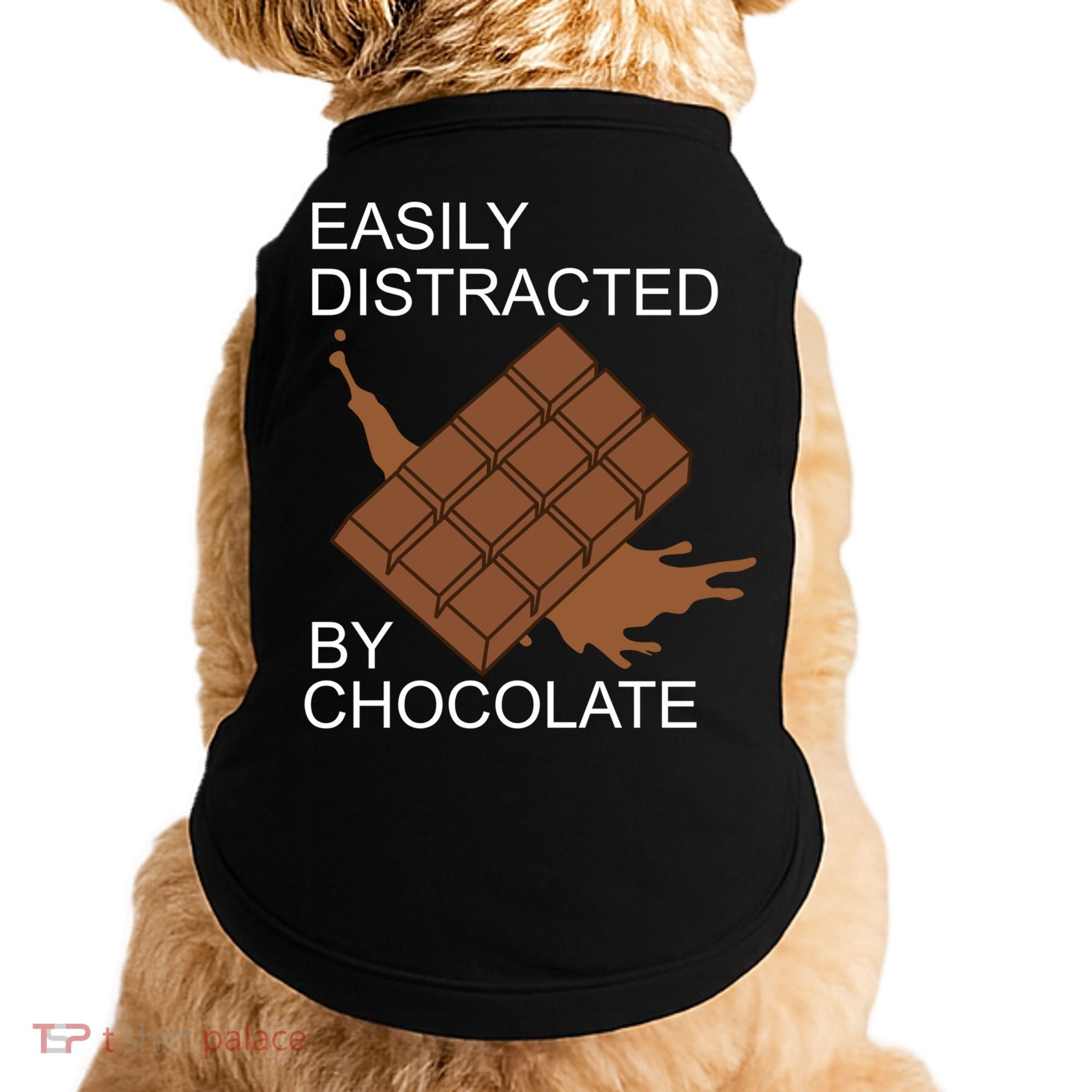 Tasty Chocolate Lover Distracted By Chocolate Cute Gift Doggie Tank