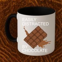 Tasty Chocolate Lover Distracted By Chocolate Cute Gift Coffee Mug thumb 2