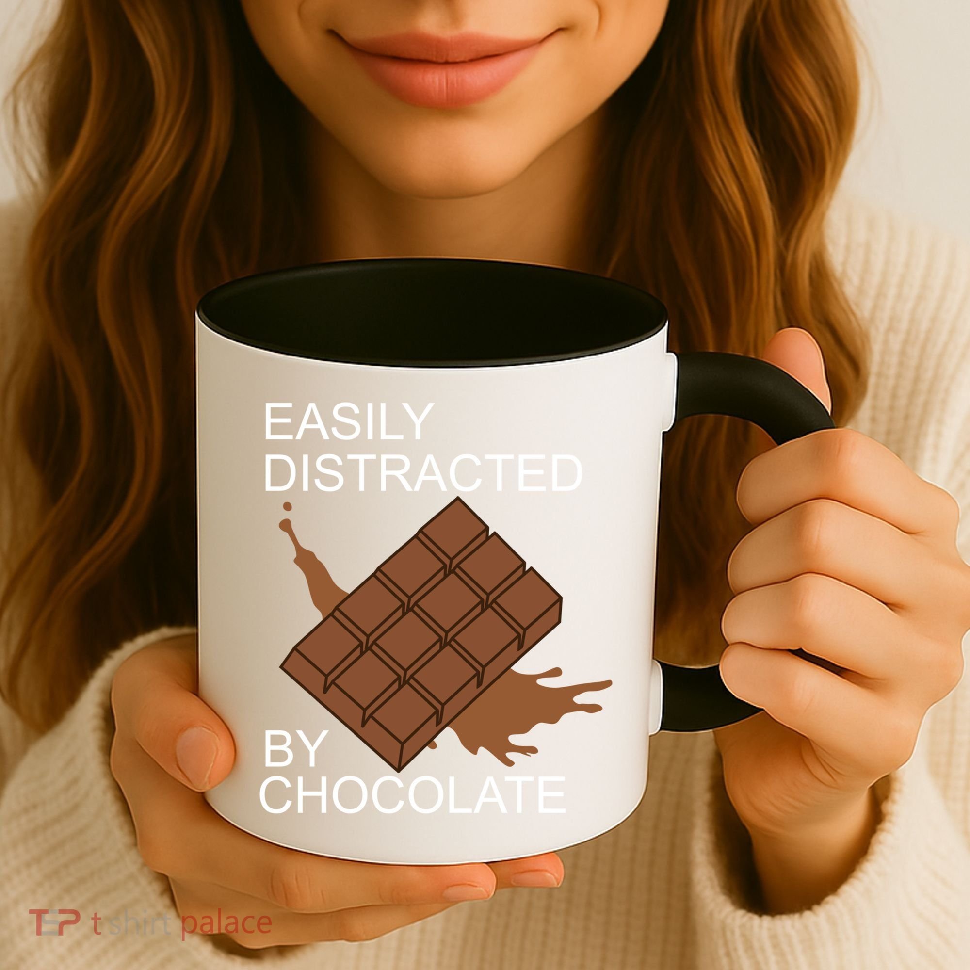 Tasty Chocolate Lover Distracted By Chocolate Cute Gift Coffee Mug