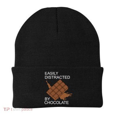 Tasty Chocolate Lover Distracted By Chocolate Cute Gift Beanie