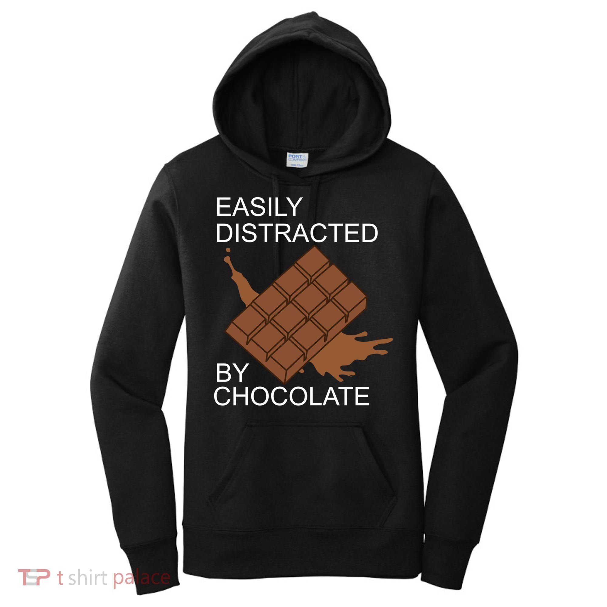Tasty Chocolate Lover Distracted By Chocolate Cute Gift Women's Hoodie
