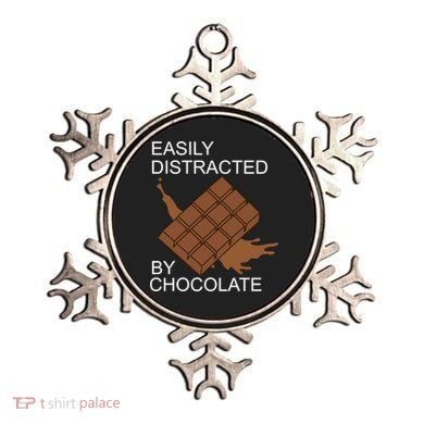 Tasty Chocolate Lover Distracted By Chocolate Cute Gift Ornament