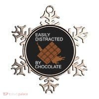 Tasty Chocolate Lover Distracted By Chocolate Cute Gift Ornament thumb 0