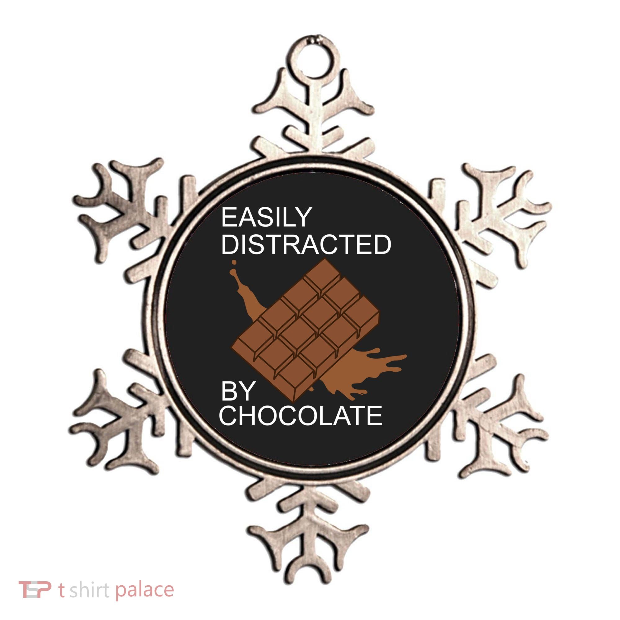 Tasty Chocolate Lover Distracted By Chocolate Cute Gift Ornament