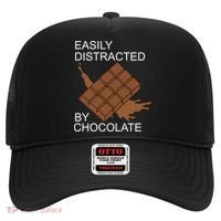 Tasty Chocolate Lover Distracted By Chocolate Cute Gift Hat thumb 0