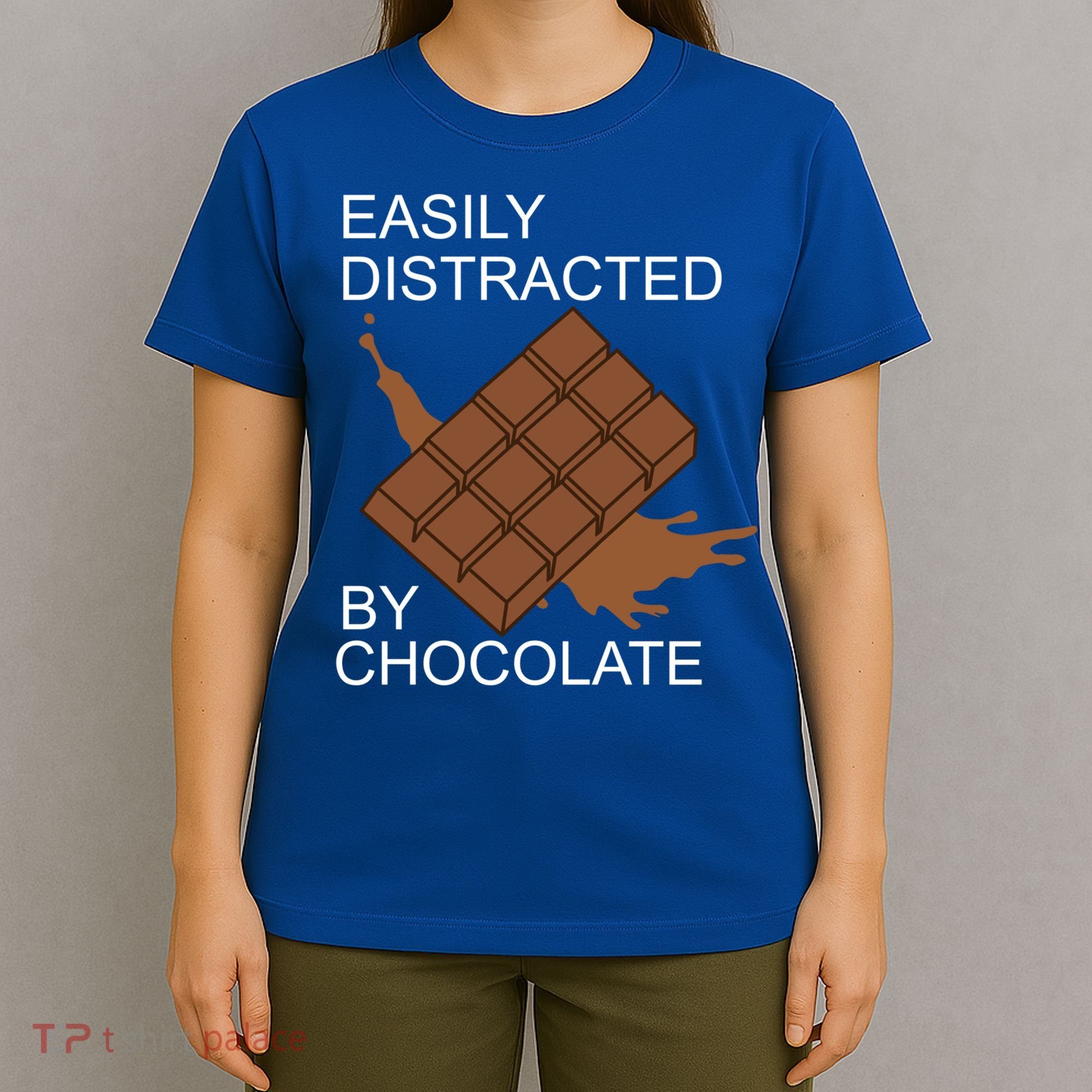 Tasty Chocolate Lover Distracted By Chocolate Cute Gift T-Shirt