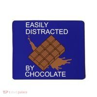 Tasty Chocolate Lover Distracted By Chocolate Cute Gift Mousepad thumb 0