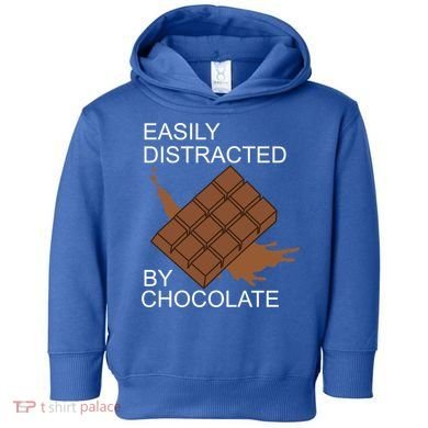 Tasty Chocolate Lover Distracted By Chocolate Cute Gift Toddler Hoodie
