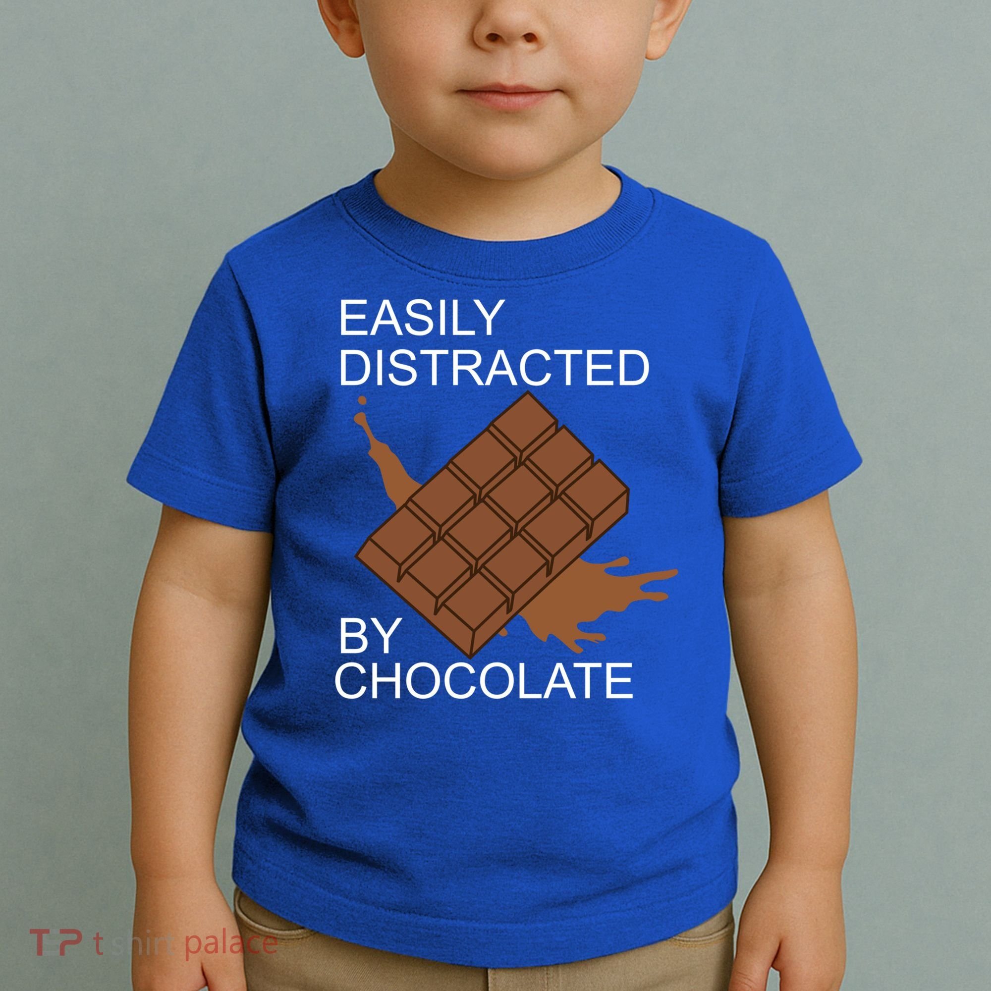 Tasty Chocolate Lover Distracted By Chocolate Cute Gift Toddler T-Shirt