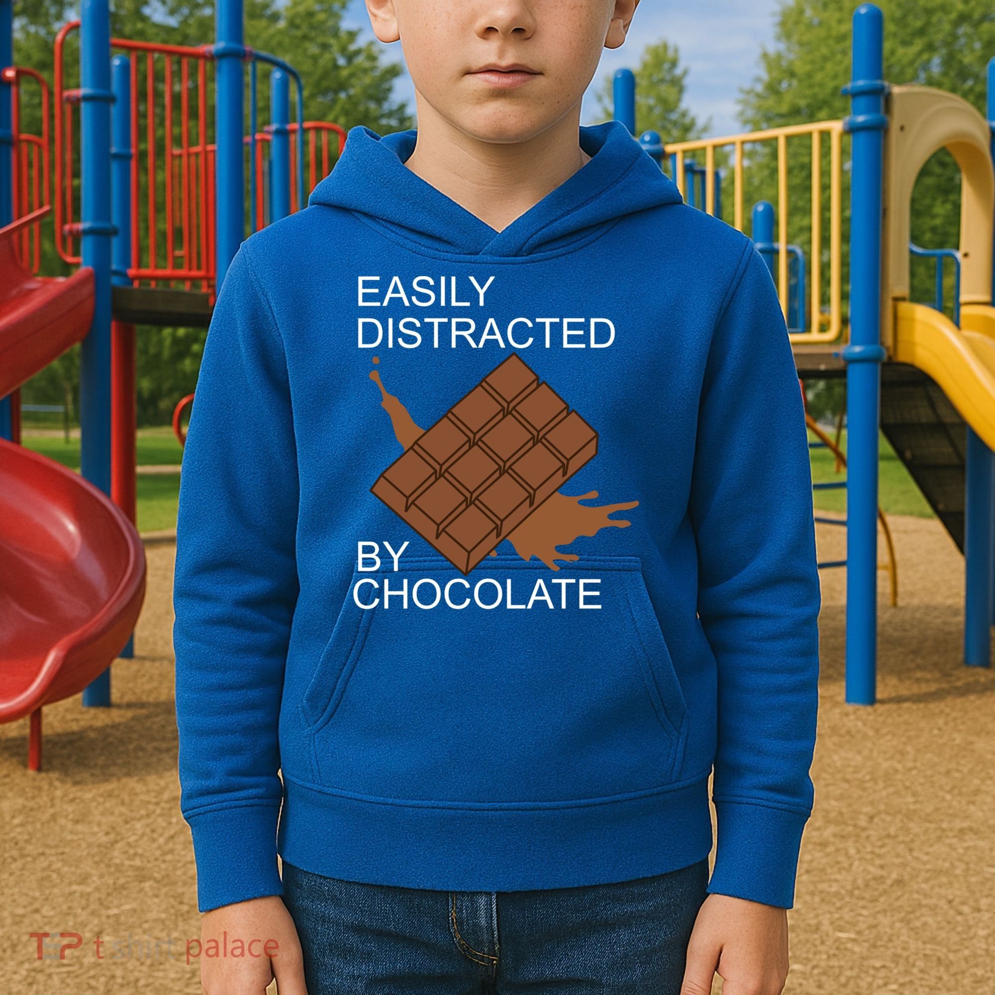 Tasty Chocolate Lover Distracted By Chocolate Cute Gift Kids Hoodie