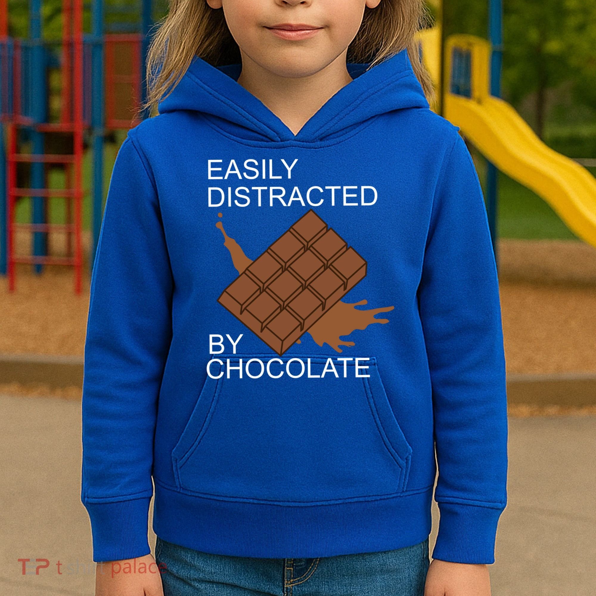 Tasty Chocolate Lover Distracted By Chocolate Cute Gift Kids Hoodie