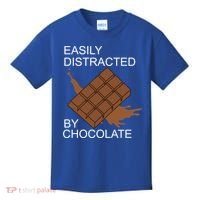 Tasty Chocolate Lover Distracted By Chocolate Cute Gift Kids T-Shirt thumb 0