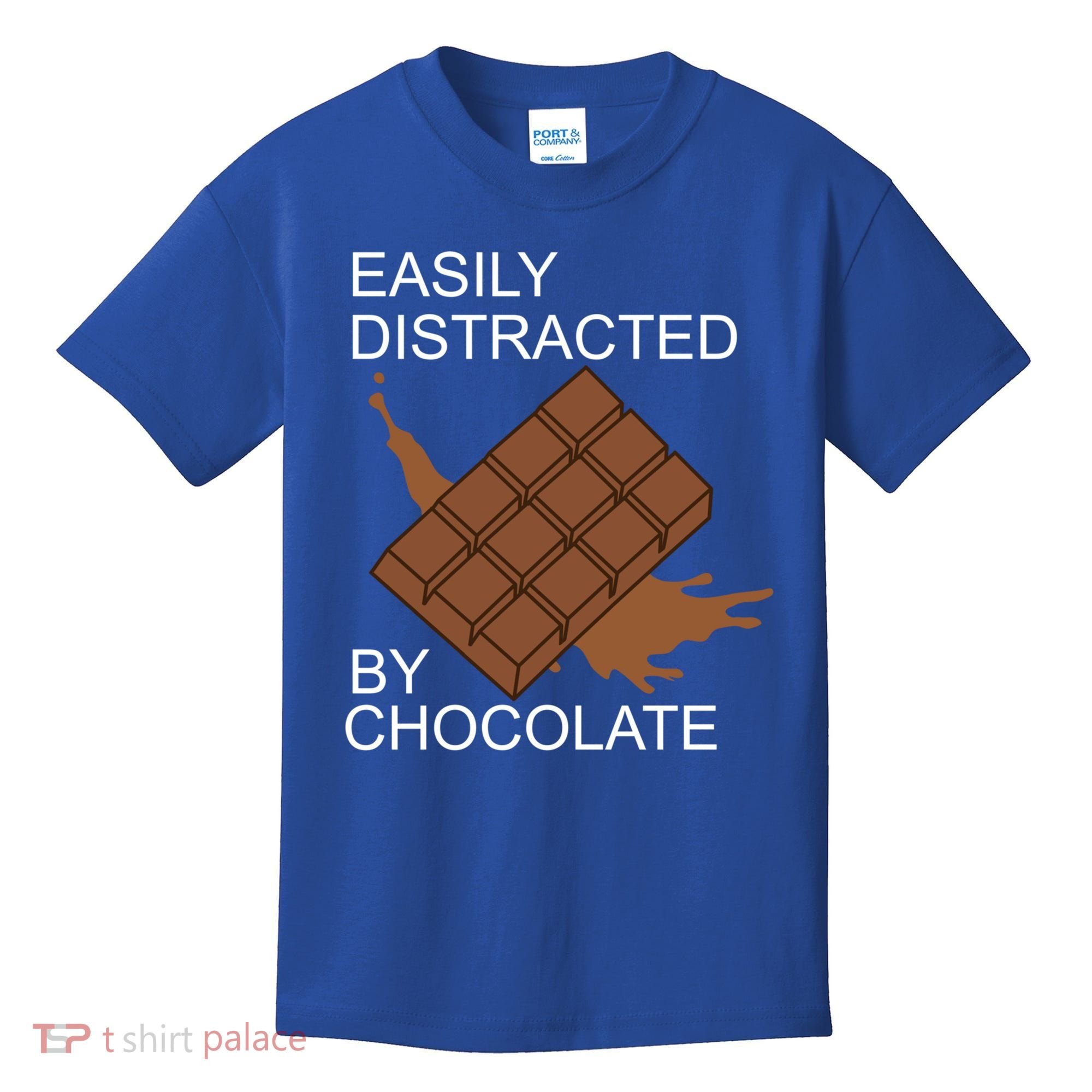 Tasty Chocolate Lover Distracted By Chocolate Cute Gift Kids T-Shirt