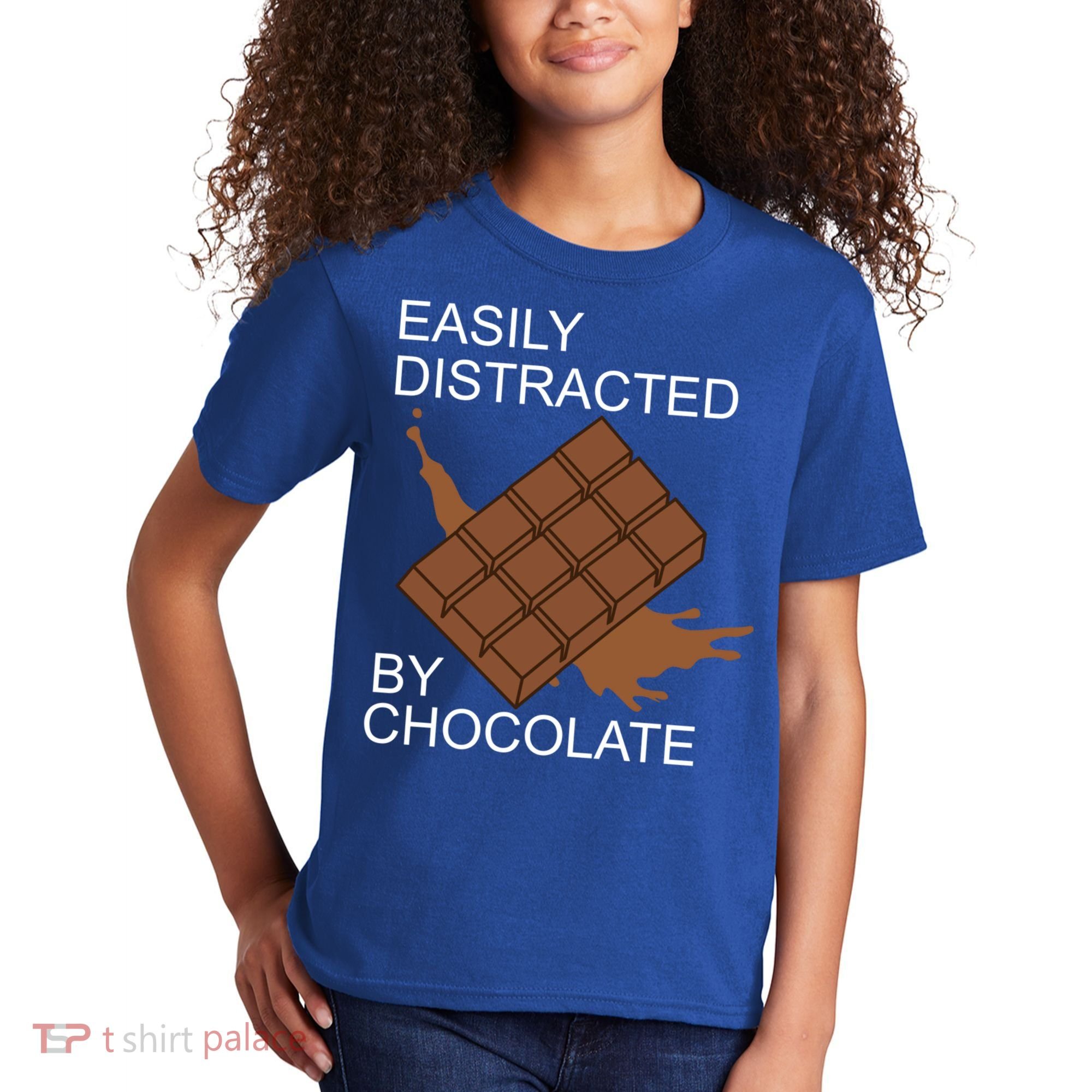 Tasty Chocolate Lover Distracted By Chocolate Cute Gift Kids T-Shirt