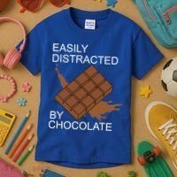 Tasty Chocolate Lover Distracted By Chocolate Cute Gift Kids T-Shirt thumb 3