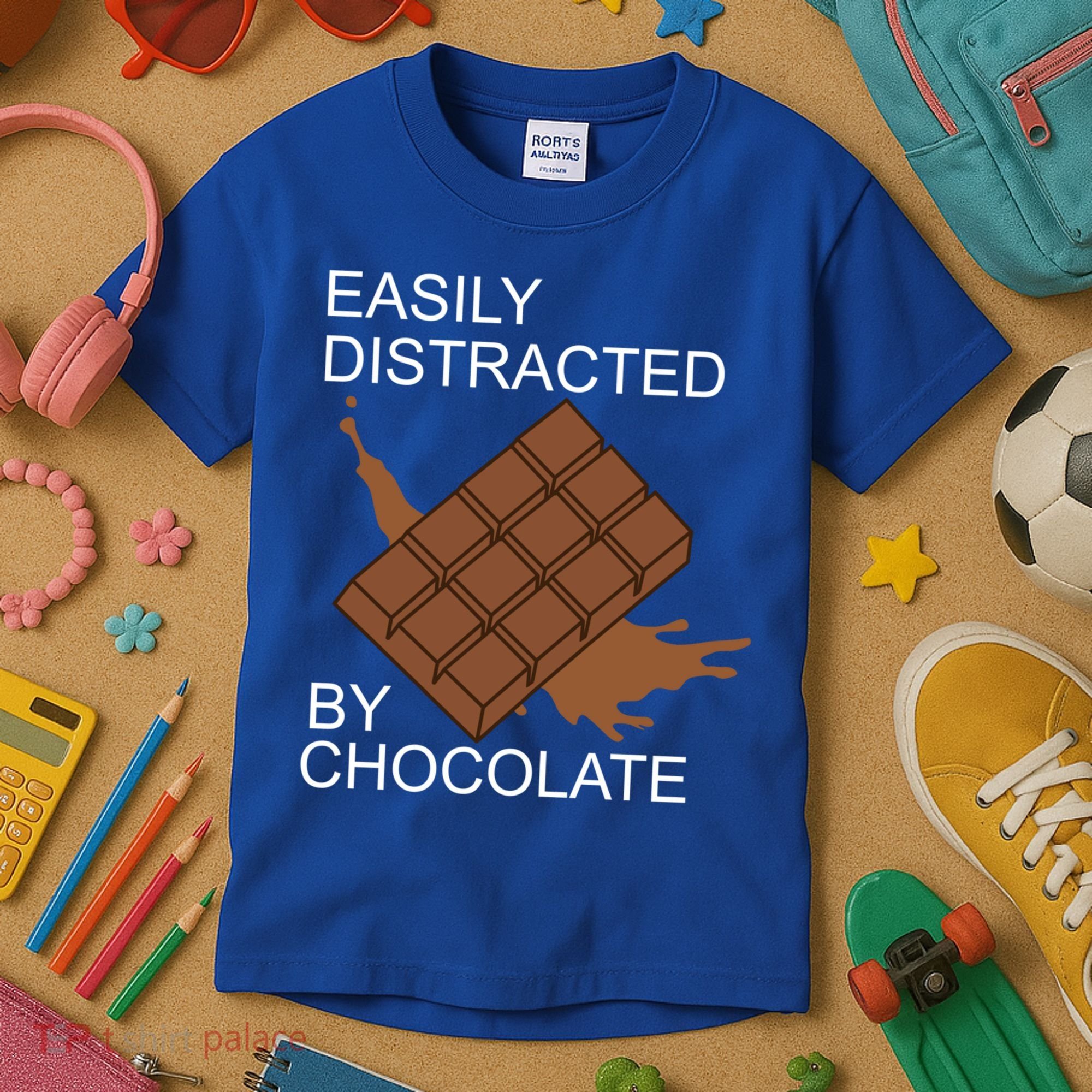 Tasty Chocolate Lover Distracted By Chocolate Cute Gift Kids T-Shirt