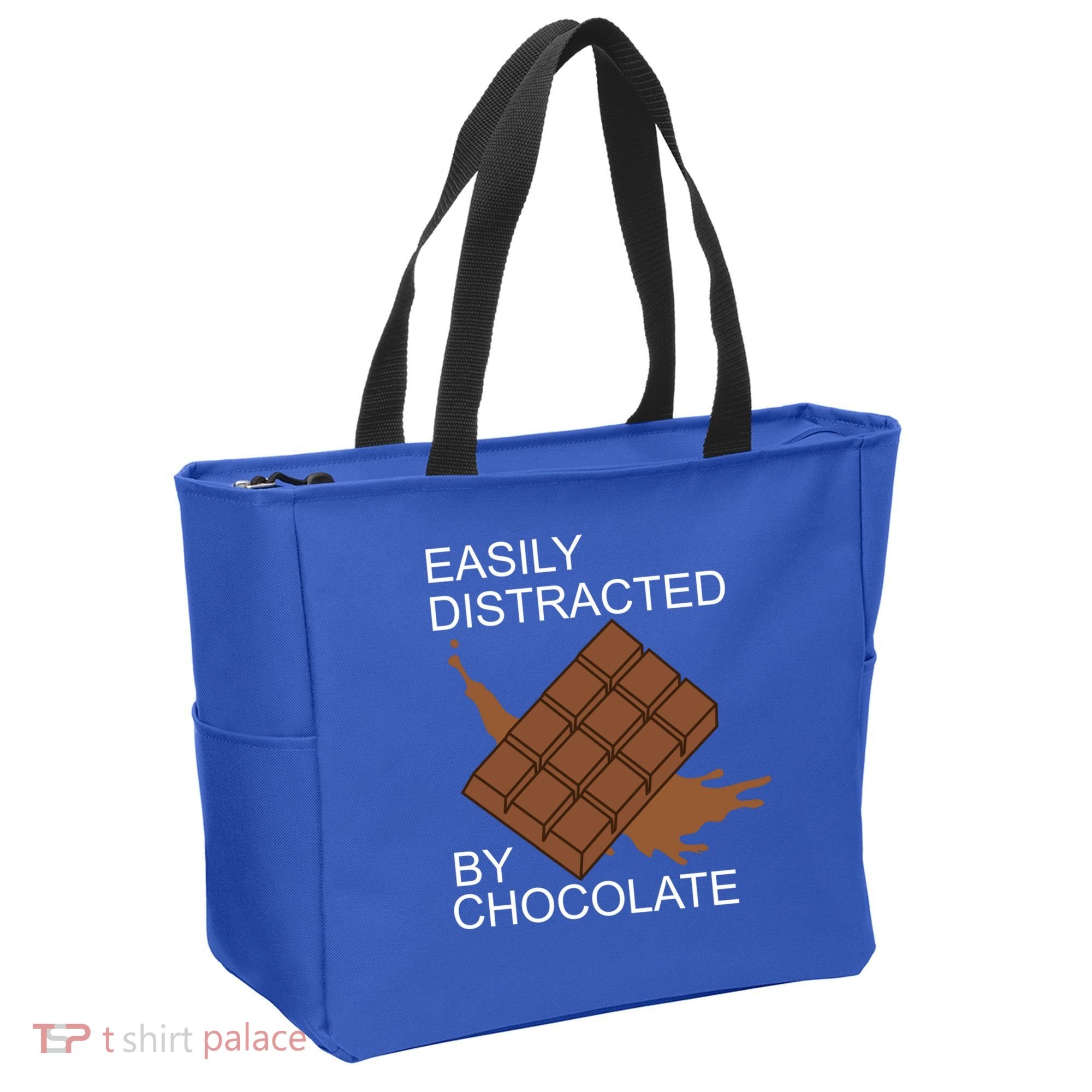 Tasty Chocolate Lover Distracted By Chocolate Cute Gift Tote Bag