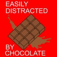 Tasty Chocolate Lover Distracted By Chocolate Cute Gift Santa Hat thumb 1