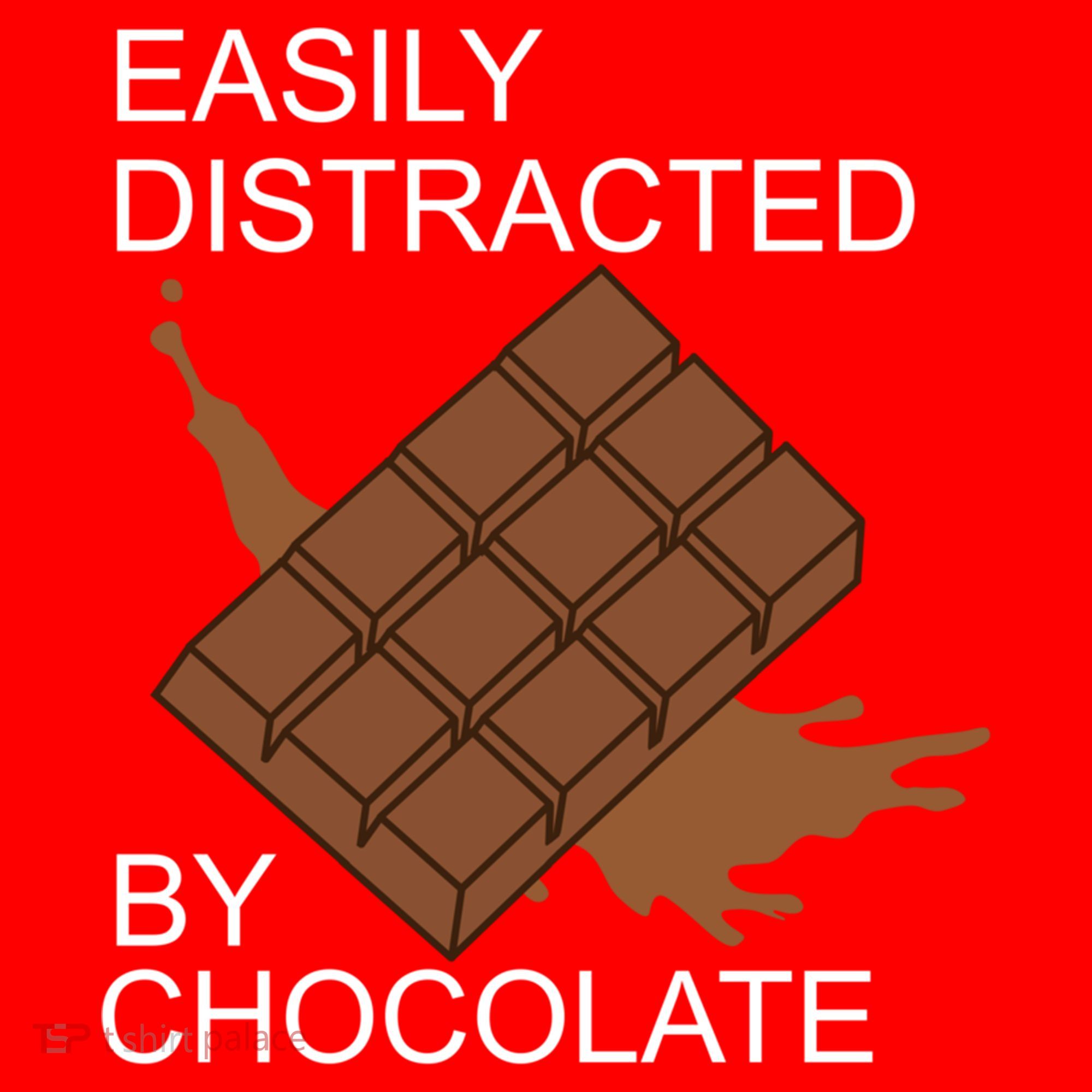 Tasty Chocolate Lover Distracted By Chocolate Cute Gift Santa Hat