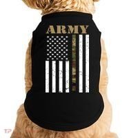 Thin Camo Line United States Army Flag Back Print Doggie Tank thumb 1