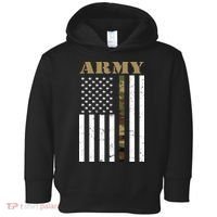 Thin Camo Line United States Army Flag Back Print Toddler Hoodie thumb 1