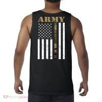 Thin Camo Line United States Army Flag Back Print Tank Top thumb 0