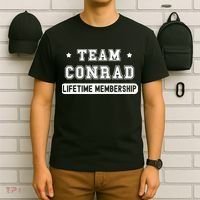 Team Conrad Lifetime Membership Funny Family Last Name T-Shirt thumb 6