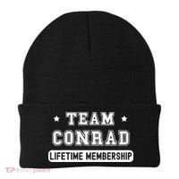 Team Conrad Lifetime Membership Funny Family Last Name Beanie thumb 0