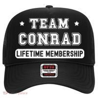 Team Conrad Lifetime Membership Funny Family Last Name Hat thumb 0