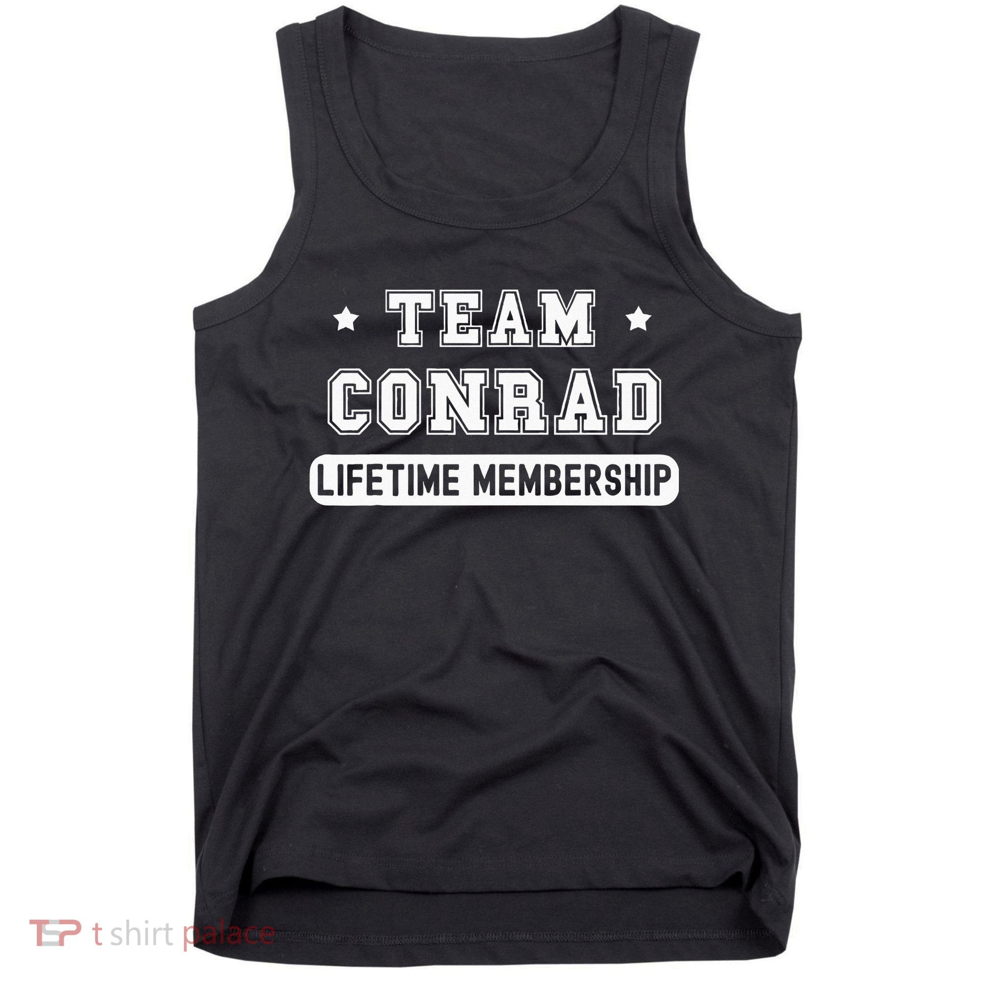 Team Conrad Lifetime Membership Funny Family Last Name Tank Top