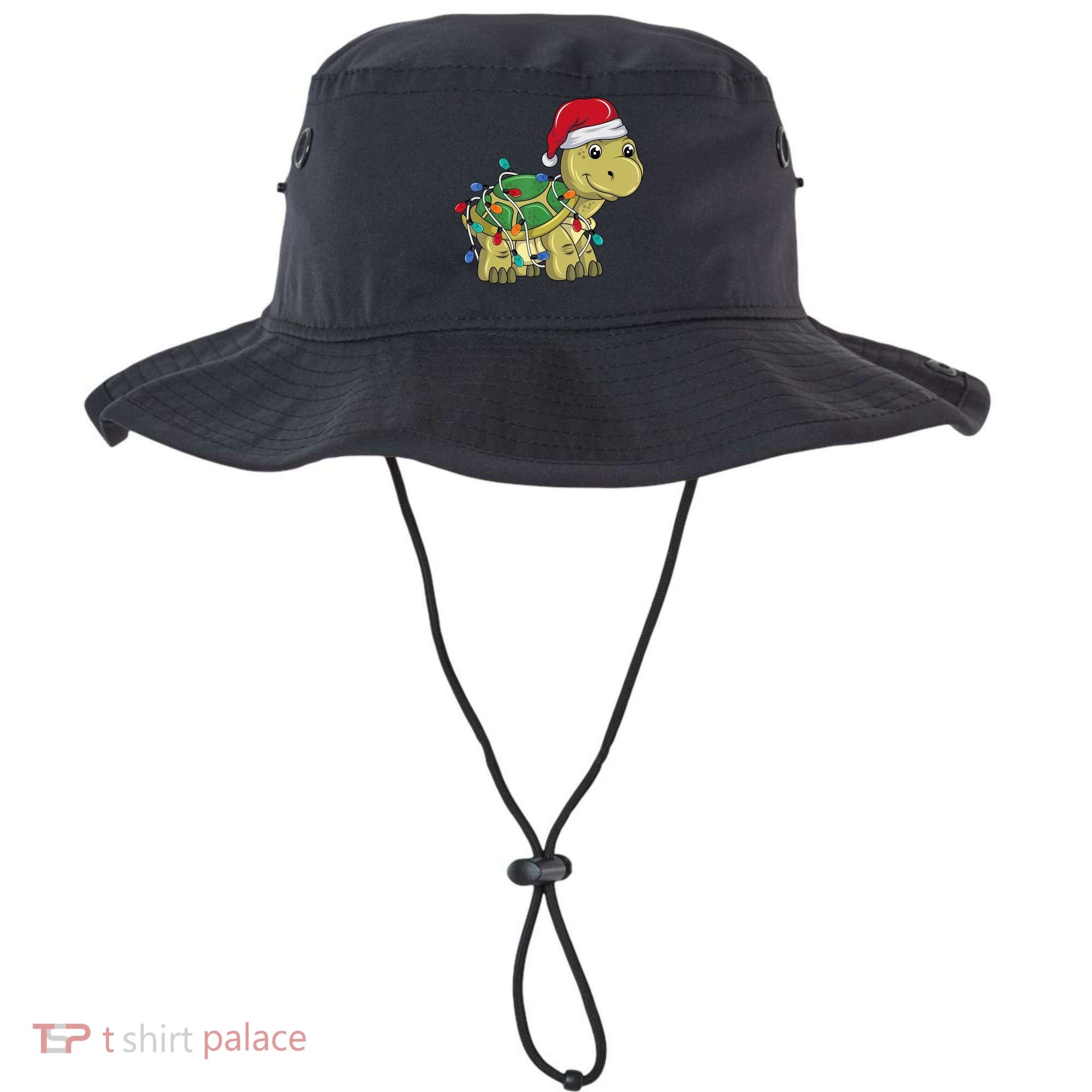 Turtle Christmas Lights Christmas Turtle Santa Turtle Bucket Hat