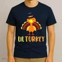 Thanksgiving Cute Lil Turkey Toddler Boys Thanksgiving T-Shirt thumb 3