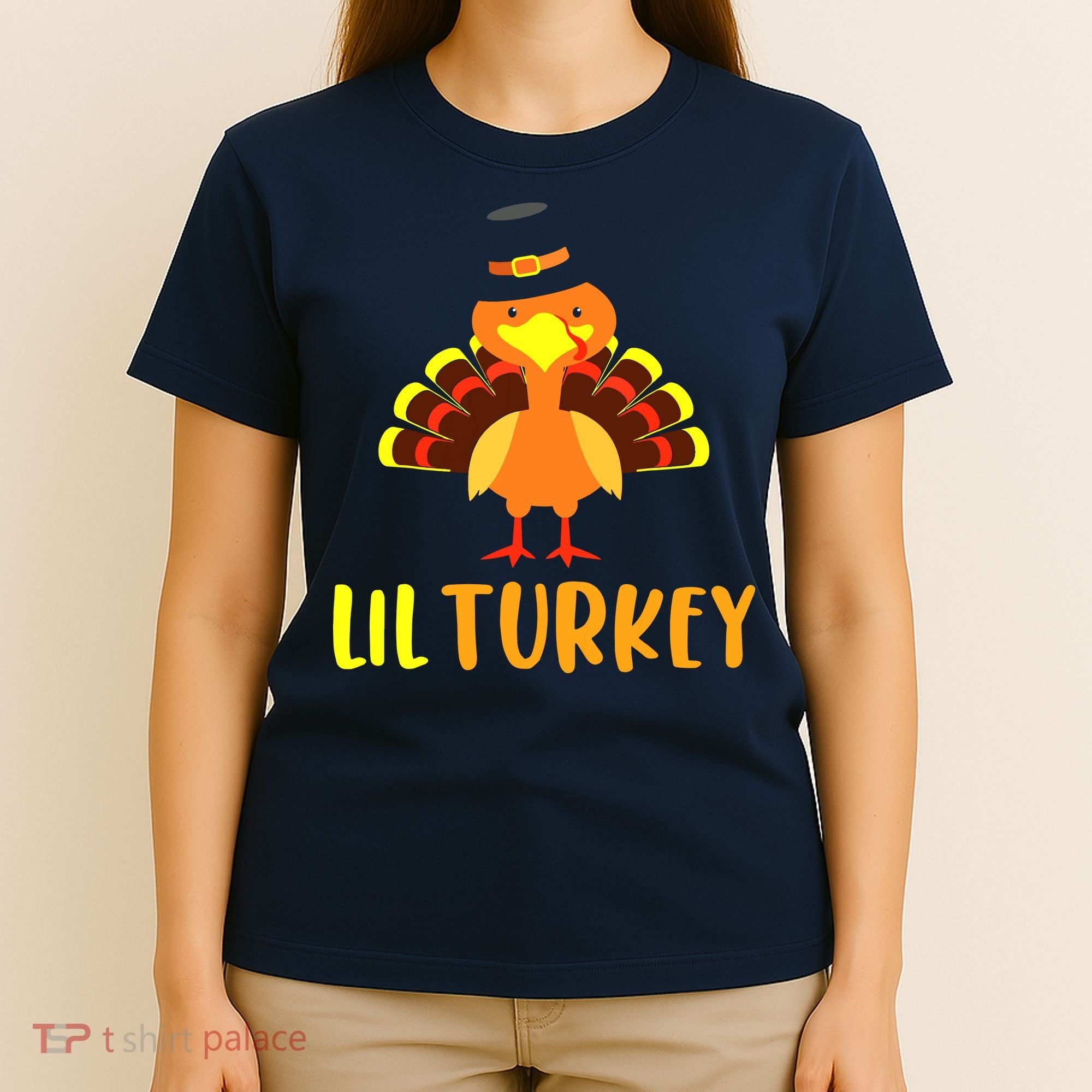 Thanksgiving Cute Lil Turkey Toddler Boys Thanksgiving T-Shirt